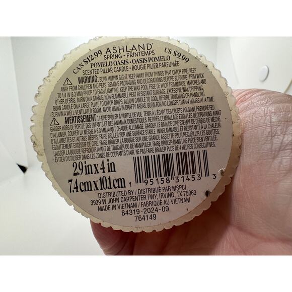 Set of 2 candles by Ashley - Picture 3 of 5